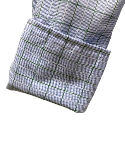 l’heritage martinique（レリタージュ マルティニーク）l’heritage martinique (レリタージュ マルティニーク) 高密度コットンB.Dシャツ ブルー サイズ:SIZE Freeの古着・服飾アイテム