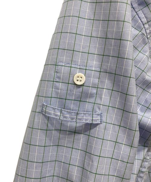 l’heritage martinique（レリタージュ マルティニーク）l’heritage martinique (レリタージュ マルティニーク) 高密度コットンB.Dシャツ ブルー サイズ:SIZE Freeの古着・服飾アイテム