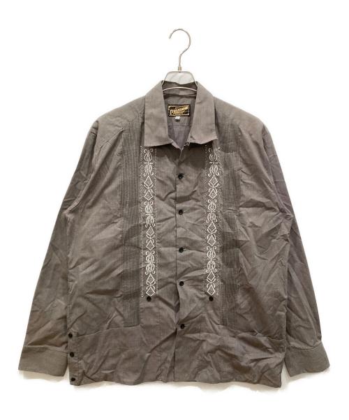 ESTRELLASTANDARD（エストレアスタンダード）estrellastandard (エストレアスタンダード) キューバシャツ ベージュ サイズ:SIZE 44の古着・服飾アイテム