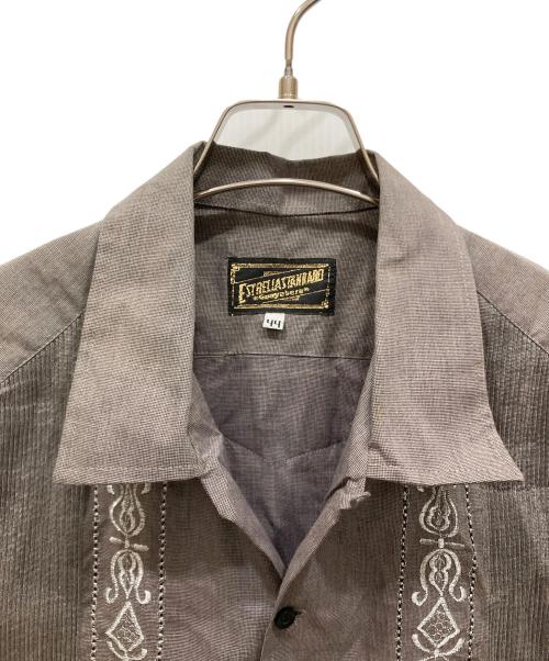 ESTRELLASTANDARD（エストレアスタンダード）estrellastandard (エストレアスタンダード) キューバシャツ ベージュ サイズ:SIZE 44の古着・服飾アイテム