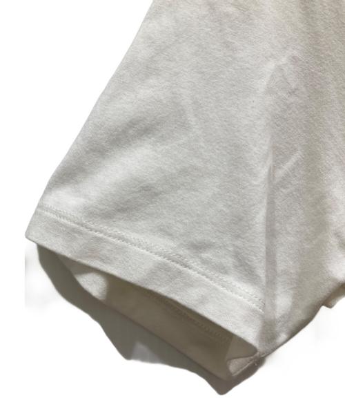 PRADA（プラダ）PRADA (プラダ) ポケットTシャツ ホワイト×ネイビー サイズ:XSの古着・服飾アイテム