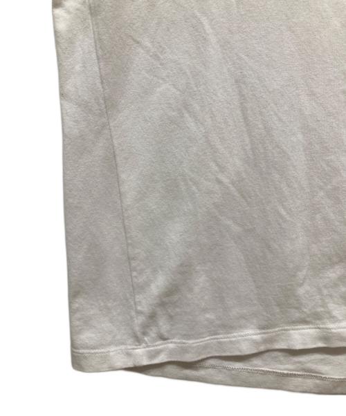 PRADA（プラダ）PRADA (プラダ) ポケットTシャツ ホワイト×ネイビー サイズ:XSの古着・服飾アイテム