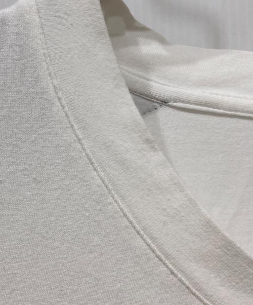 PRADA（プラダ）PRADA (プラダ) ポケットTシャツ ホワイト×ネイビー サイズ:XSの古着・服飾アイテム