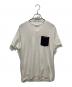 PRADA（プラダ）の古着「ポケットTシャツ」｜ホワイト×ネイビー