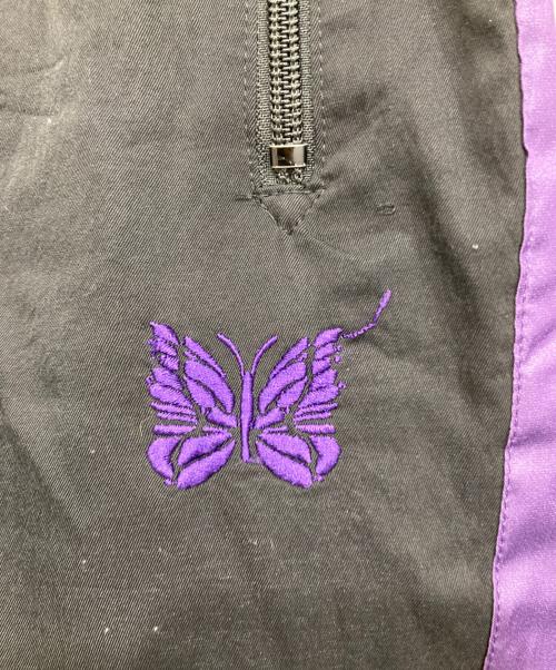 Needles（ニードルズ）Needles (ニードルズ) RACK PANTS　ラックパンツ ブラック×パープル サイズ:SIZE XSの古着・服飾アイテム