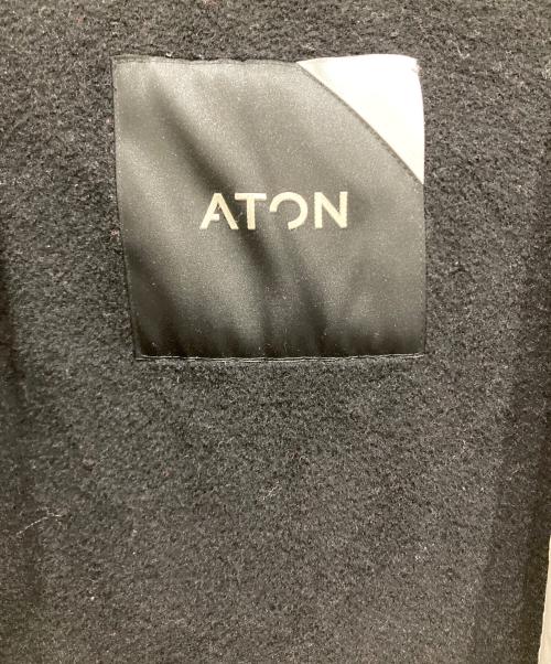 ATON（エイトン）ATON (エイトン) ライナー付ステンカラーコート グレー サイズ:SIZE 4の古着・服飾アイテム
