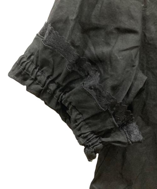 PINK HOUSE（ピンクハウス）PINK HOUSE (ピンクハウス) 天日干し風ビンテージワッシャーブラウス ブラック サイズ:SIZE Freeの古着・服飾アイテム