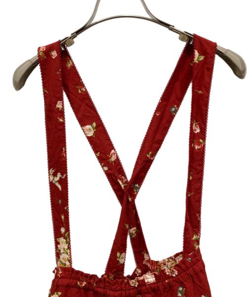 PINK HOUSE（ピンクハウス）PINK HOUSE (ピンクハウス) アンジェリークローズプリントパッチワークスカート レッド サイズ:SIZE Freeの古着・服飾アイテム