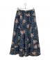 PINK HOUSE (ピンクハウス) シロツメ草とレンゲ草プリントスカート ネイビー×グリーン サイズ:SIZE Free：20000円