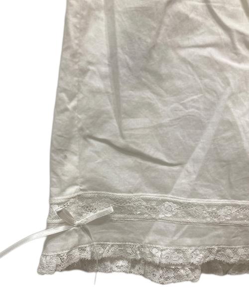 PINK HOUSE（ピンクハウス）PINK HOUSE (ピンクハウス) レース使いキャミソールブラウス ホワイト サイズ:Freeの古着・服飾アイテム