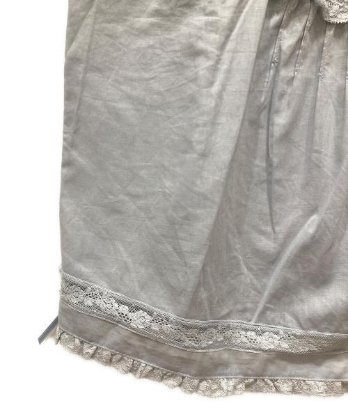 PINK HOUSE（ピンクハウス）PINK HOUSE (ピンクハウス) レース使いキャミソールブラウス ブルー サイズ:Freeの古着・服飾アイテム