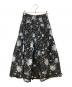 PINK HOUSE (ピンクハウス) ブルーフラワリィプリントスカート ブラック×ブルー サイズ:SIZE Free：17000円