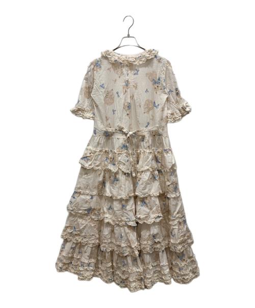 PINK HOUSE（ピンクハウス）PINK HOUSE (ピンクハウス) ネコプリントワンピース ベージュ サイズ:SIZE Freeの古着・服飾アイテム