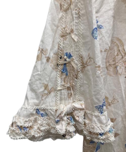 PINK HOUSE（ピンクハウス）PINK HOUSE (ピンクハウス) ネコプリントワンピース ベージュ サイズ:SIZE Freeの古着・服飾アイテム