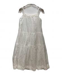 PINK HOUSE（ピンクハウス）の古着「ローンキャミソールワンピース」｜アイボリー