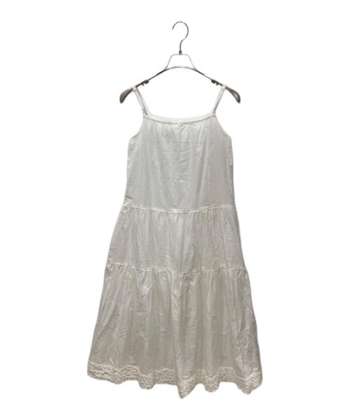 PINK HOUSE（ピンクハウス）PINK HOUSE (ピンクハウス) ローンキャミソールワンピース アイボリー サイズ:SIZE Freeの古着・服飾アイテム