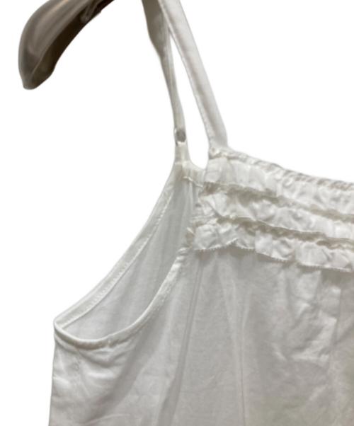 PINK HOUSE（ピンクハウス）PINK HOUSE (ピンクハウス) ローンキャミソールワンピース アイボリー サイズ:SIZE Freeの古着・服飾アイテム