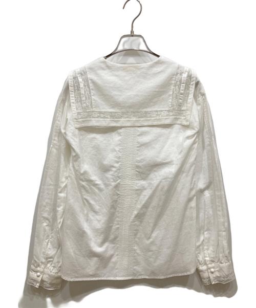 INGEBORG（インゲボルグ）INGEBORG (インゲボルグ) レースブラウス ホワイト サイズ:不明の古着・服飾アイテム