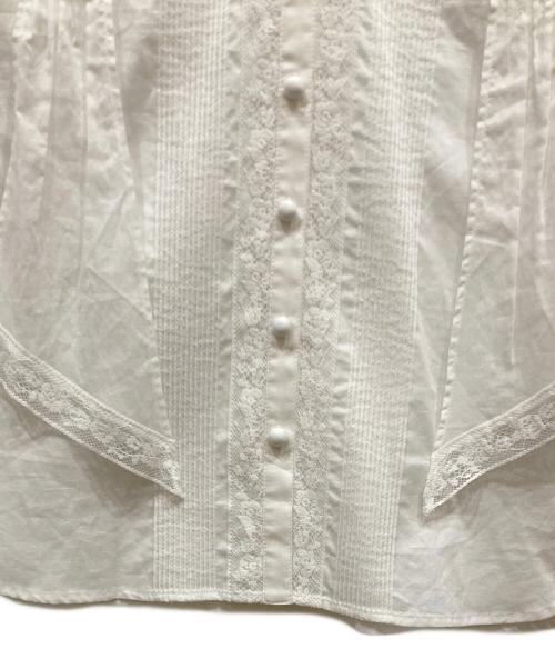 INGEBORG（インゲボルグ）INGEBORG (インゲボルグ) レースブラウス ホワイト サイズ:不明の古着・服飾アイテム