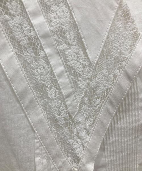 INGEBORG（インゲボルグ）INGEBORG (インゲボルグ) レースブラウス ホワイト サイズ:不明の古着・服飾アイテム