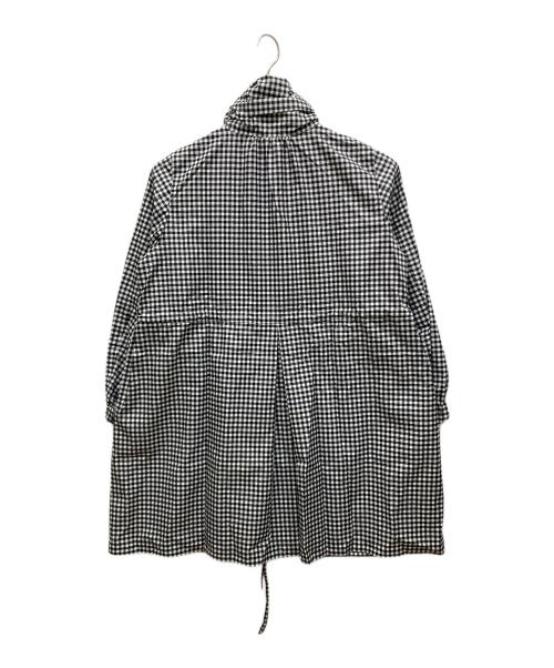 INGEBORG（インゲボルグ）INGEBORG (インゲボルグ) ポケッタブルコート ホワイト×ブラック サイズ:SIZE Freeの古着・服飾アイテム