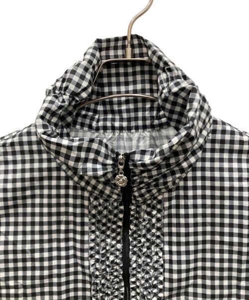 INGEBORG（インゲボルグ）INGEBORG (インゲボルグ) ポケッタブルコート ホワイト×ブラック サイズ:SIZE Freeの古着・服飾アイテム