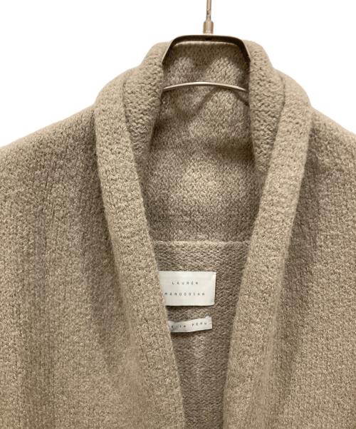 Lauren Manoogian（ローレン マヌージアン）Lauren Manoogian (ローレン マヌージアン) SHORT SHAWL GAWN ベージュ サイズ:SIZE Sの古着・服飾アイテム