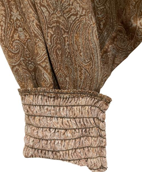 Couture d'adam（クチュールドアダム）COUTURE D'ADAM (クチュールドアダム) ペイズリープリント ワンピース ブラウン サイズ:SIZE Freeの古着・服飾アイテム