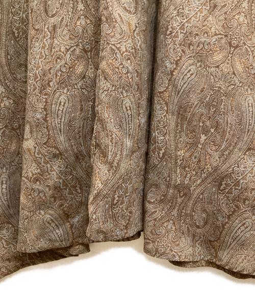 Couture d'adam（クチュールドアダム）COUTURE D'ADAM (クチュールドアダム) ペイズリープリント ワンピース ブラウン サイズ:SIZE Freeの古着・服飾アイテム