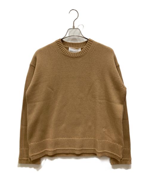 MARIA MCMANUS（マリアマクマナス）MARIA McMANUS (マリアマクマナス) CASHMERE BLEND COZY CREWNECK ベージュ サイズ:SIZE 36の古着・服飾アイテム