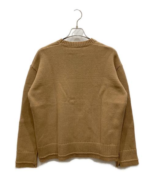 MARIA MCMANUS（マリアマクマナス）MARIA McMANUS (マリアマクマナス) CASHMERE BLEND COZY CREWNECK ベージュ サイズ:SIZE 36の古着・服飾アイテム
