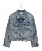 AGOLDEエーゴールドイー）の古着「MARTIKA IN FRAYジャケット」｜インディゴ