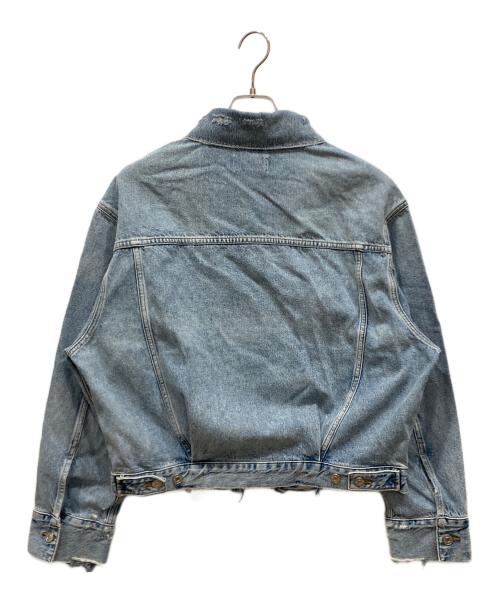 AGOLDE（エーゴールドイー）AGOLDE (エーゴールドイー) MARTIKA IN FRAYジャケット インディゴ サイズ:SIZE 46の古着・服飾アイテム