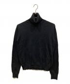 Maison Margielaメゾンマルジェラ）の古着「エルボーパッチタートルネックニット」｜ブラック