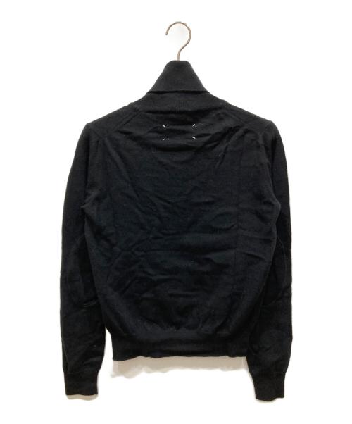 Maison Margiela（メゾンマルジェラ）Maison Margiela (メゾンマルジェラ) エルボーパッチタートルネックニット ブラック サイズ:Mの古着・服飾アイテム