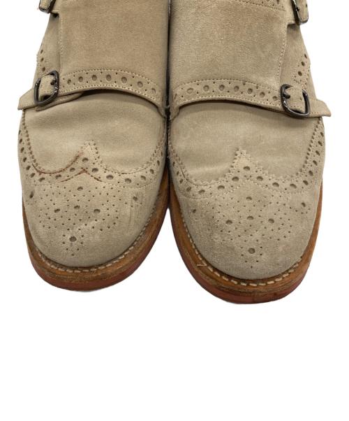 CHURCH'S（チャーチ）CHURCH'S (チャーチ) ダブルモンクストラップウイングチップシューズ　kelby ベージュ サイズ:SIZE 8の古着・服飾アイテム