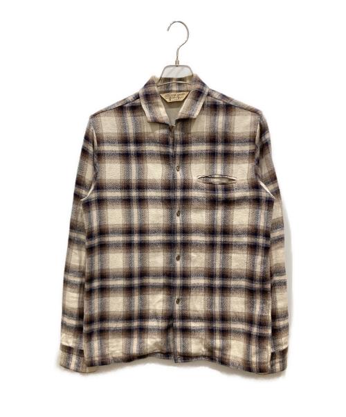 JELADO（ジェラード）JELADO (ジェラード) オンブレチェックシャツ ベージュ サイズ:SIZE 15 Mの古着・服飾アイテム