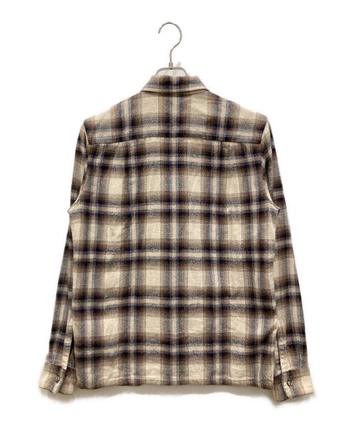 JELADO（ジェラード）JELADO (ジェラード) オンブレチェックシャツ ベージュ サイズ:SIZE 15 Mの古着・服飾アイテム