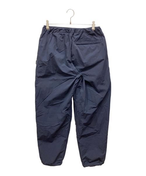 ALOUND（アラウンド）ALOUND (アラウンド) ツータックテーパードナイロンパンツ ネイビー サイズ:SIZE Lの古着・服飾アイテム
