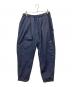 ALOUND（アラウンド）の古着「ツータックテーパードナイロンパンツ」｜ネイビー