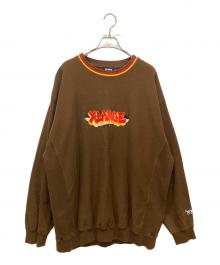 X-LARGE（エクストララージ）の古着「GRAFFITI CREWNECK SWEAT」｜ブラウン
