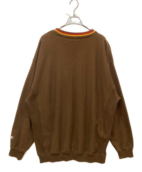 X-LARGE（エクストララージ）X-LARGE (エクストララージ) GRAFFITI CREWNECK SWEAT ブラウン サイズ:SIZE XLの古着・服飾アイテム