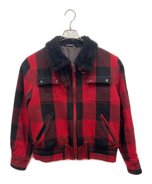 Tear Drops（ティアドロップ）Tear Drops (ティアドロップ) デッキジャケット レッド×ブラック サイズ:不明の古着・服飾アイテム