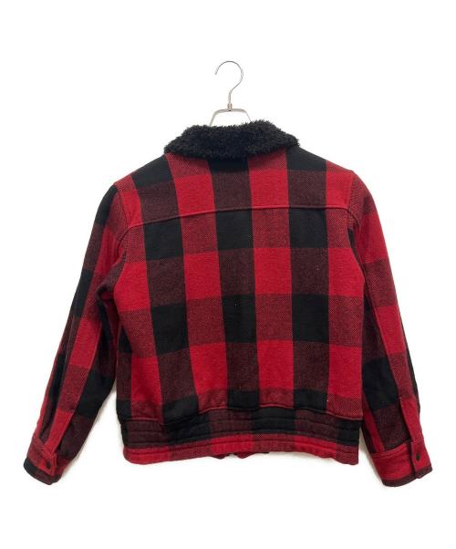 Tear Drops（ティアドロップ）Tear Drops (ティアドロップ) デッキジャケット レッド×ブラック サイズ:不明の古着・服飾アイテム