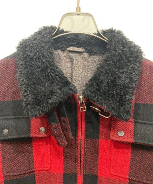 Tear Drops（ティアドロップ）Tear Drops (ティアドロップ) デッキジャケット レッド×ブラック サイズ:不明の古着・服飾アイテム