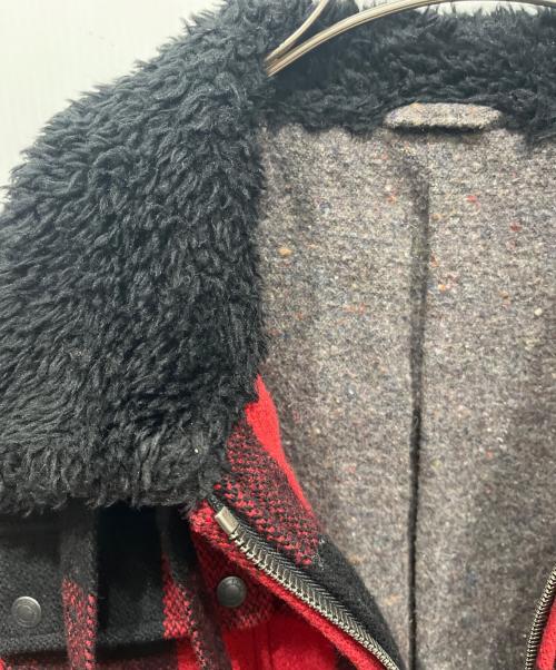 Tear Drops（ティアドロップ）Tear Drops (ティアドロップ) デッキジャケット レッド×ブラック サイズ:不明の古着・服飾アイテム