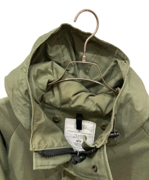 ALPHA（アルファ）ALPHA (アルファ) コールドウェザーパーカー オリーブ サイズ:LARGEの古着・服飾アイテム