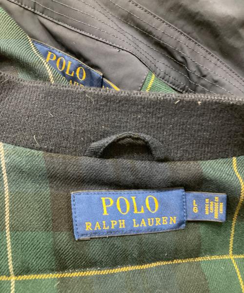POLO RALPH LAUREN（ポロ・ラルフローレン）POLO RALPH LAUREN (ポロ・ラルフローレン) ダウンライナー付きステンカラーコート ネイビー サイズ:SIZE Lの古着・服飾アイテム