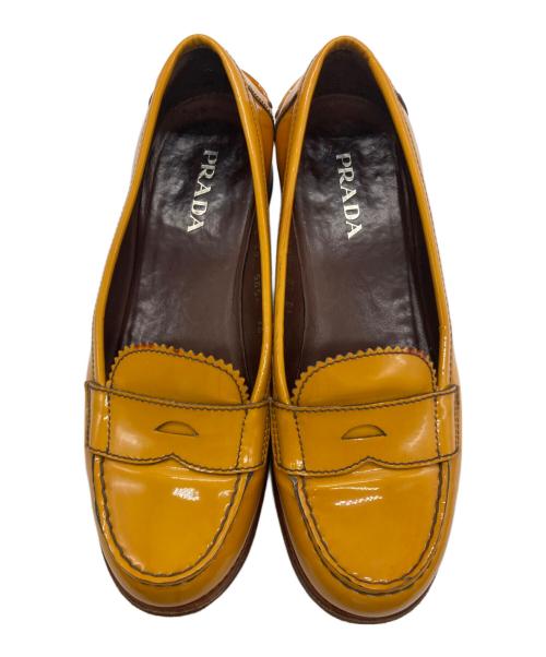 PRADA（プラダ）PRADA (プラダ) ローファー ベージュ サイズ:SIZE 36の古着・服飾アイテム