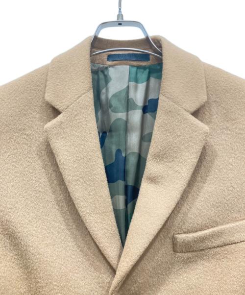 VALENTINO（ヴァレンティノ）VALENTINO (ヴァレンティノ) 裏カモ柄チェスターコート ブラウン サイズ:SIZE 44の古着・服飾アイテム